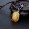 波罗的海天然鸡油黄蜜蜡钱袋项链-红掌柜