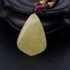 柠檬黄蜜蜡随形项链-红掌柜