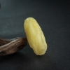 鸡油黄蜜蜡龙牌挂坠-红掌柜