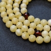 天然白花蜜蜡108佛珠-红掌柜