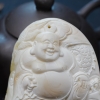天然白蜜弥勒佛挂坠-红掌柜