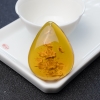 蓝珀蝶恋花吊坠-红掌柜