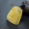 天然柠檬黄蜜蜡年年有余吊坠-红掌柜