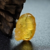 鸡油黄金绞蜜罗汉吊坠-红掌柜