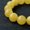鸡油黄蜜蜡单圈手串 - 红掌柜珠宝