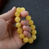 波罗的海鸡油黄蜜蜡单圈手串 - 红掌柜珠宝