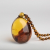 天然根珀随形吊坠-红掌柜