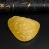 天然鸡油黄蜜蜡三羊开泰吊坠-红掌柜