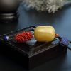 波罗的海天然鸡油黄蜜蜡桶珠吊坠-红掌柜