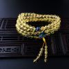 缅甸天然金珀佛珠 - 红掌柜