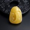 波罗的海天然满黄蜜蜡如意吊坠 - 红掌柜