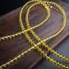 7mm天然金珀彩虹毛衣链-红掌柜