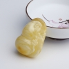 天然白花蜜蜜蜡葫芦吊坠-红掌柜