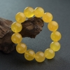 天然17.5mm鸡油黄金绞蜜单圈手串-红掌柜
