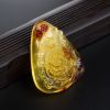 天然金包蜜花开富贵吊坠 - 红掌柜