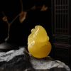 波罗的海天然鸡油黄蜜蜡葫芦吊坠 - 红掌柜