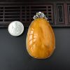 鸡油黄蜜蜡吊坠 - 红掌柜