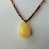 波罗的海天然柠檬黄蜜蜡吊坠-红掌柜