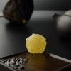 波罗的海天然金包蜜柠檬黄蜜蜡牡丹吊坠-红掌柜