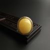 波罗的海天然18K金镶鸡油黄蜜蜡戒指 - 红掌柜
