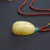 波罗的海天然鸡油黄蜜蜡项链-红掌柜