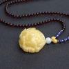 波罗的海天然鹅黄蜜蜡项链-红掌柜