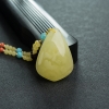 天然柠檬黄蜜蜡随形项链-红掌柜