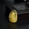 金绞蜜柠檬黄蜜蜡狮子吊坠 - 红掌柜