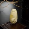 波罗的海天然白蜜蜜蜡仙鹤吊坠-红掌柜