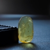 天然金绞蜜鸡油黄蜜蜡悟莲吊坠 - 红掌柜