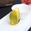 天然金绞蜜鸡油黄蜜蜡随形吊坠 - 红掌柜