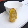 波罗的海天然金绞蜜鸡油黄蜜蜡寿星吊坠 - 红掌柜