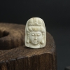 波罗的海天然带皮象牙白白蜜观音头吊坠-红掌柜