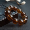天然21mm棕珀手串 - 红掌柜