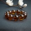 缅甸21mm棕珀手串 - 红掌柜
