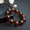 天然22mm棕珀手串 - 红掌柜