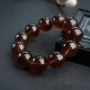 22mm棕珀手串 - 红掌柜