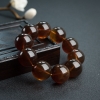天然23mm棕珀手串 - 红掌柜