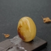 波罗的海带皮俏色蜜蜡悟道吊坠-红掌柜