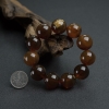 缅甸天然根珀单圈手串-红掌柜