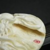 白蜜蜜蜡龙腾云天吊坠-红掌柜