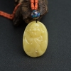波罗的海鸡油黄蜜蜡弥勒佛项链-红掌柜