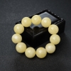 20.5mm浅黄蜜蜡单圈手串-红掌柜
