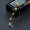 18K蜜蜡圆珠手链-红掌柜