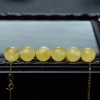 18K鸡油黄蜜蜡手链-红掌柜