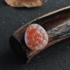 南红冰飘料莲心挂件-红掌柜