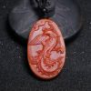 柿子红南红吊坠 - 红掌柜珠宝
