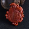 川料天然南红凤牌吊坠 - 红掌柜