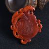 天然南红凤牌吊坠 - 红掌柜