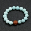天然绿松石手串-红掌柜